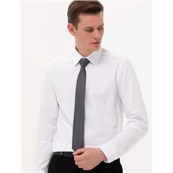 Beyaz Slim Fit Uzun Kollu Basic Gömlek