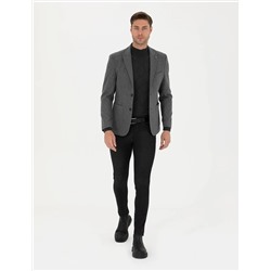 Füme Slim Fit Ceket