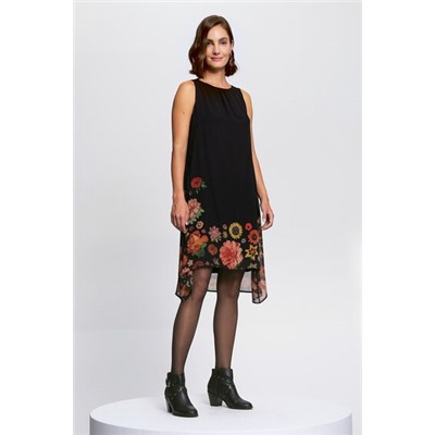 Vestido floral sin mangas