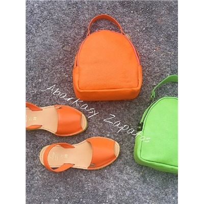 AB.ZAPATOS · 3201 naranja+AB.Z · Pelle · mochila NAPA (630) Naranja-PISTACHO