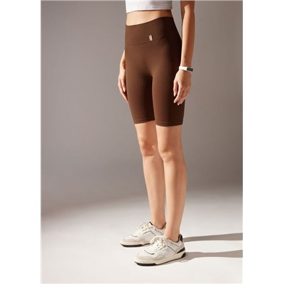 Nahtlose Sport-Radlerleggings