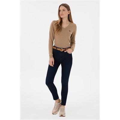 Kadın Mavi Skinny Fit Jean Pantolon
