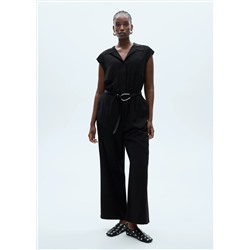 Mono bolsillos cuello camisero