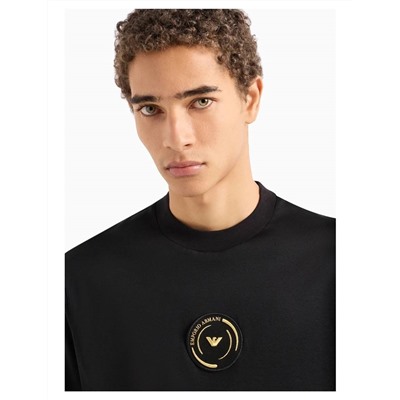 Empori*o Arman*i ♥️ стильная футболка с вышитым логотипом✔️ оригинальная фабрика✔️ коллекция 2024✔️