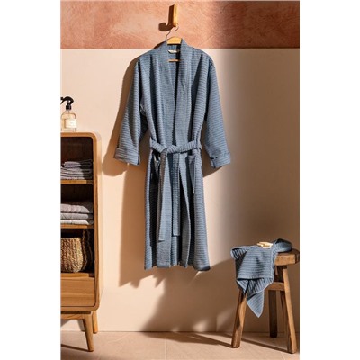 Carla Kimono Unisex %100 Pamuk Bornoz Set