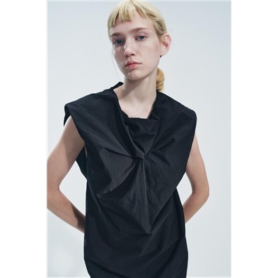 ZW COLLECTION KNOTTED SHORT DRESS