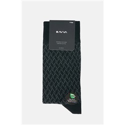 Avva Erkek Siyah Desenli Bambu Soket Çorap A32y8521 A32Y8521