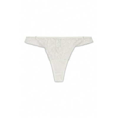 Tanga encaje blanco lurex