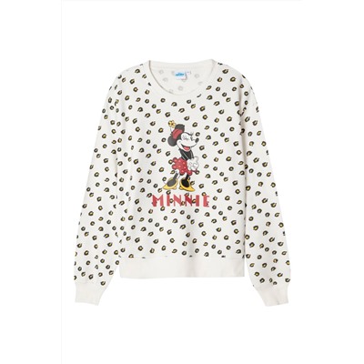 Sudadera Minnie Disney Blanco
