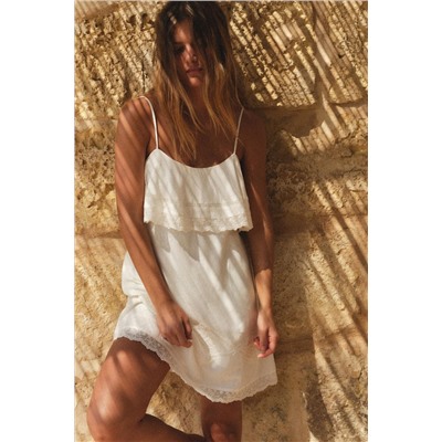 EMBROIDERED SHORT DRESS