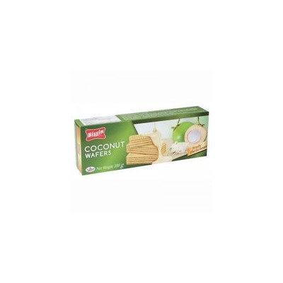 Вафли с кокосовым вкусом от Bissin 100 гр / Bissin Premium Wafers  Coconut Flavored 100g