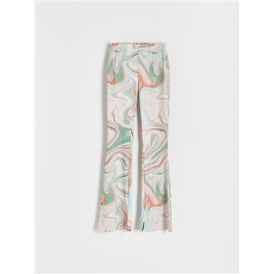 Hose aus Rippstrickjersey