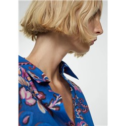 Camisa fluida estampado floral