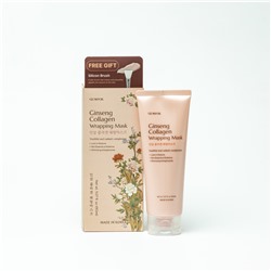 [GLAMFOX] Маска-пленка для обертывания тела ЖЕНЬШЕНЬ И КОЛЛАГЕН Ginseng Collagen Wrapping Mask Set, 150 мл