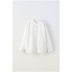 LINEN-BLEND SHIRT