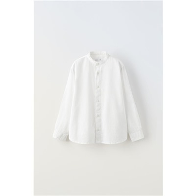LINEN-BLEND SHIRT