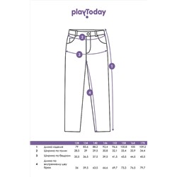 Брюки PLAYTODAY, 972756