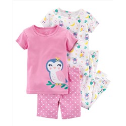 4-Piece Snug Fit Cotton PJs