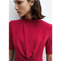 Vestido detalle drapeado