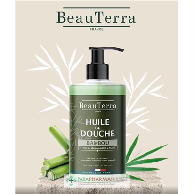 BeauTerra Huile de Douche - Bambou 750 ml