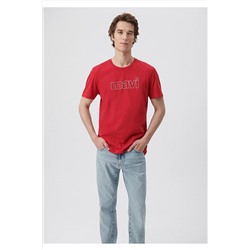 Mavi Logo Baskılı Red Tişört Slim Fit / Dar Kesim 065781-34535
