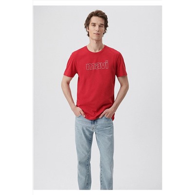 Mavi Logo Baskılı Red Tişört Slim Fit / Dar Kesim 065781-34535