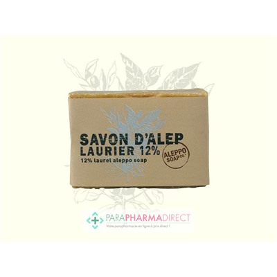 Aleppo Soap Savon d'Alep Laurier 12% Peaux Sensibles et Intolérantes Visage et Corps 200g