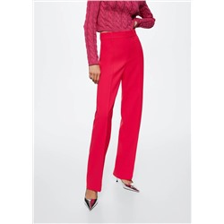 Pantalón recto traje -  Mujer | MANGO OUTLET Melilla