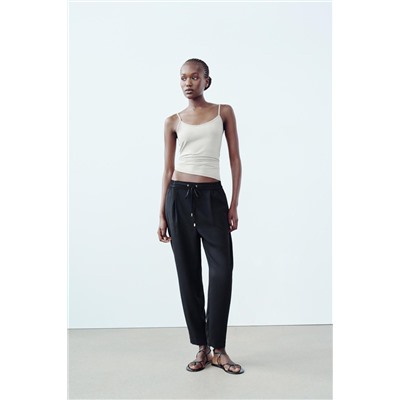 FLOWING CROPPED TROUSERS