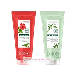 Klorane Cupuaçu Gel Douche Nutritif Fleur d'Hibiscus + Gel Douche Nutritif Sève de Bambou 2x200mlLot  × 2