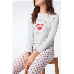 Camiseta Clementine Gris claro