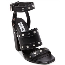 Steve Madden Jansen Studded Block-Heel Sandals