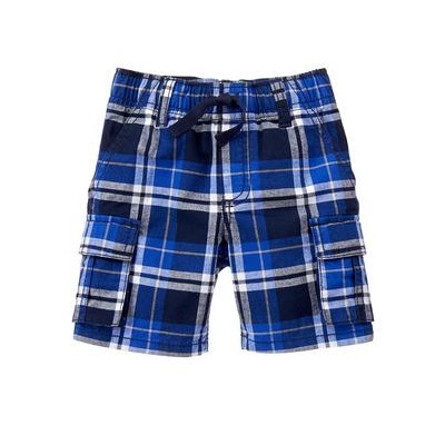 Plaid Cargo Shorts