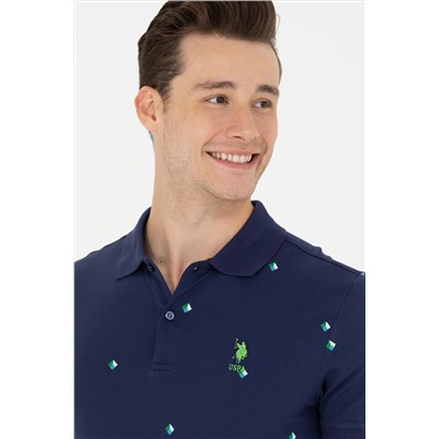 Erkek Lacivert Polo Yaka Tişört