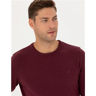Bordo Slim Fit Basic Kazak