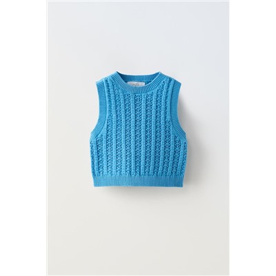 CROCHET KNIT TOP