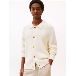 Relaxed Wool-Blend Cardigan