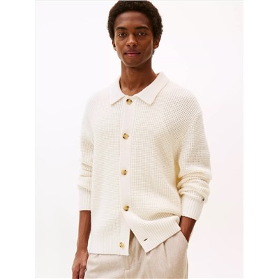 Relaxed Wool-Blend Cardigan