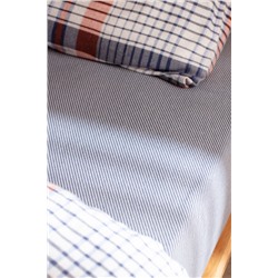 Boussy King Size %100 Pamuk Flanel Nevresim Takımı - Lacivert
