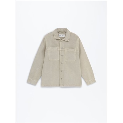 Denim overshirt