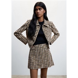 Minifalda tweed