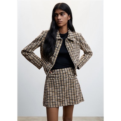 Minifalda tweed