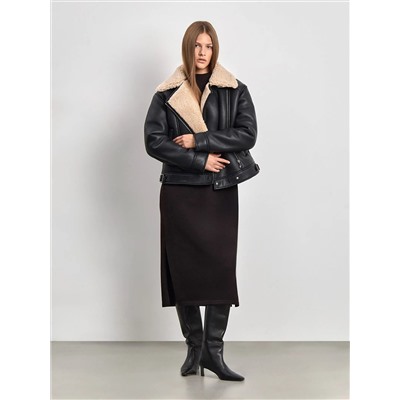 Дубленка из экомеха, N076/mouton