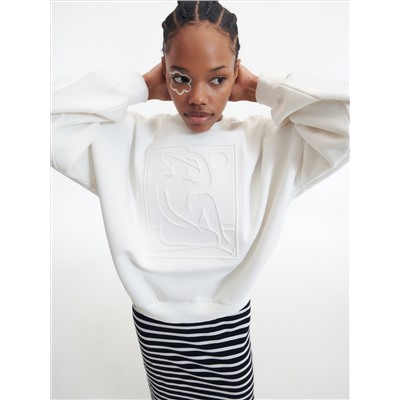 Sweatshirt aus Baumwolle