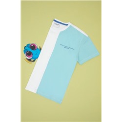 U.S. Polo Assn., Erkek Çocuk Beyaz Oversize Bisiklet Yaka Tişört 50307163-vr013