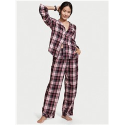 VICTORIA'S SECRET Flannel Long PJ Set