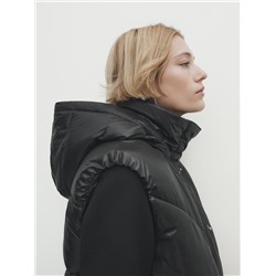 Chaleco acolchado botones snaps