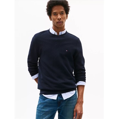 Structured Crewneck Sweater