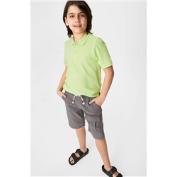 Shorts - Leinen-Mix