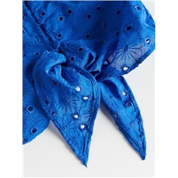 Bluse mit Lochstickerei